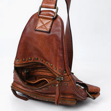 Load image into Gallery viewer, Azzurri Leather Sling Bag
