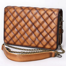 Load image into Gallery viewer, Driftwood Quilted Leather Crossbody Purse
