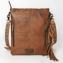 Load image into Gallery viewer, Fernwood Hand Tooled Leather Crossbody Purse
