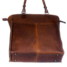 Load image into Gallery viewer, Stove Creek Western Leather Tote Bag
