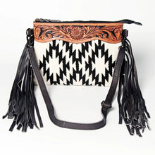 Load image into Gallery viewer, Little Crow Western Leather Crossbody Purse
