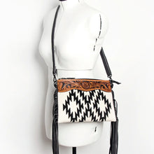 Load image into Gallery viewer, Little Crow Western Leather Crossbody Purse
