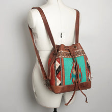 Load image into Gallery viewer, Apple Valley Western Leather Backpack
