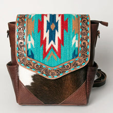 Load image into Gallery viewer, Sand Harbor Western Leather Backpack
