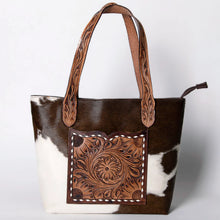 Load image into Gallery viewer, Prairie Blossom Leather Shoulder Tote Bag
