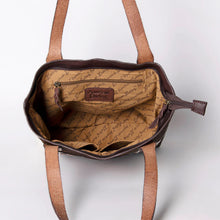 Load image into Gallery viewer, Prairie Blossom Leather Shoulder Tote Bag

