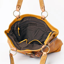 Load image into Gallery viewer, Tan Rock Leather Shoulder Bag
