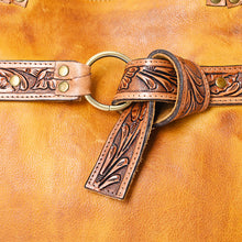 Load image into Gallery viewer, Tan Rock Leather Shoulder Bag
