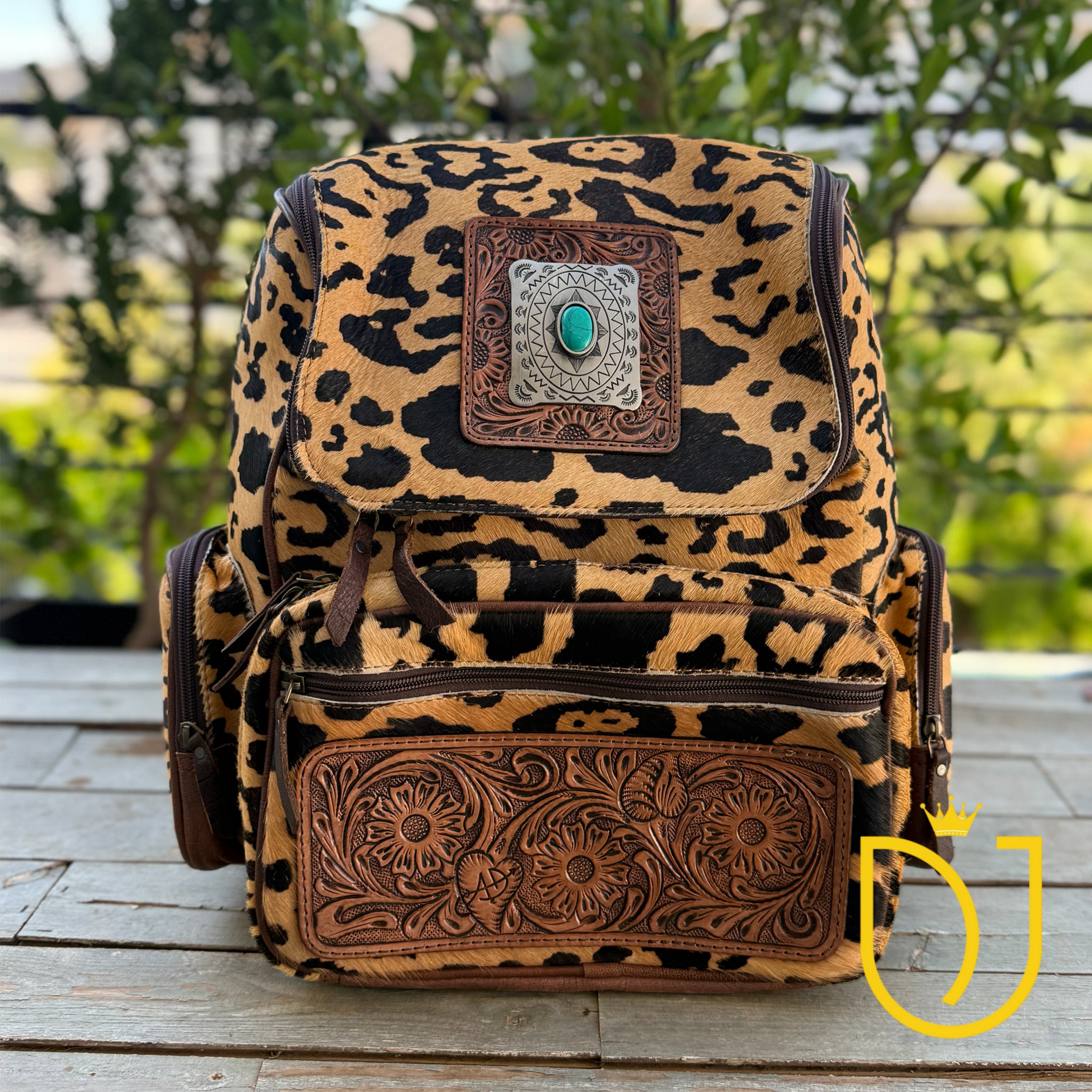 The Sabor Western Leather Backpack