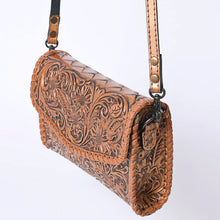 Load image into Gallery viewer, Melrose Hand Tooled Leather Crossbody Purse
