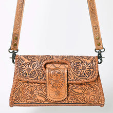 Load image into Gallery viewer, Kolob Hand Tooled Leather Crossbody Purse
