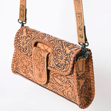 Load image into Gallery viewer, Kolob Hand Tooled Leather Crossbody Purse
