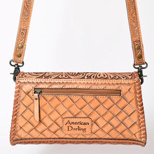 Load image into Gallery viewer, Kolob Hand Tooled Leather Crossbody Purse

