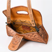 Load image into Gallery viewer, Kolob Hand Tooled Leather Crossbody Purse
