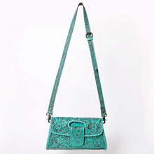 Load image into Gallery viewer, Kolob Hand Tooled Leather Crossbody Purse
