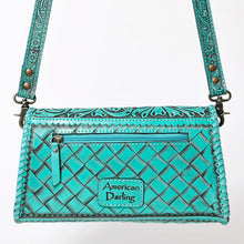 Load image into Gallery viewer, Kolob Hand Tooled Leather Crossbody Purse
