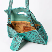 Load image into Gallery viewer, Kolob Hand Tooled Leather Crossbody Purse
