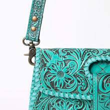 Load image into Gallery viewer, Kolob Hand Tooled Leather Crossbody Purse
