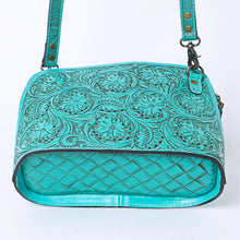 Load image into Gallery viewer, Peak Park Hand Tooled Leather Crossbody Purse
