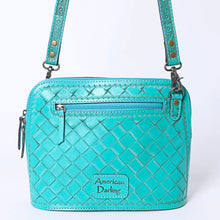 Load image into Gallery viewer, Peak Park Hand Tooled Leather Crossbody Purse
