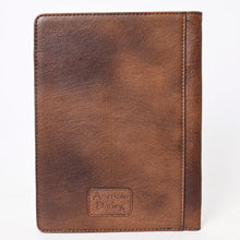 Load image into Gallery viewer, Homestead Hand Tooled Leather Notebook Portfolio
