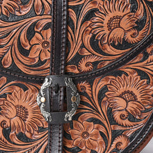 Load image into Gallery viewer, Oakley Basin Hand Tooled Leather Crossbody Purse

