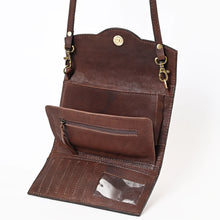 Load image into Gallery viewer, Sugarloaf Western Leather Crossbody Wallet

