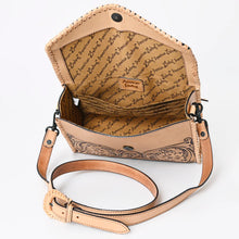 Load image into Gallery viewer, Desert Dancer Hand Tooled Leather Crossbody Purse
