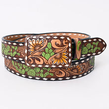 Load image into Gallery viewer, Fredonia Hand Tooled Leather Belt
