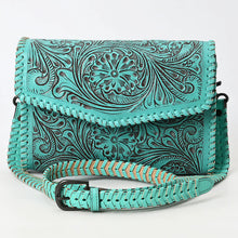 Load image into Gallery viewer, Desert Dancer Hand Tooled Leather Crossbody Purse
