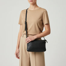 Load image into Gallery viewer, Santa Rosa studded leather crossbody purse in black | Dodi Jo's
