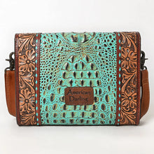 Load image into Gallery viewer, Ozark Lake Western Tooled Leather Crossbody Purse
