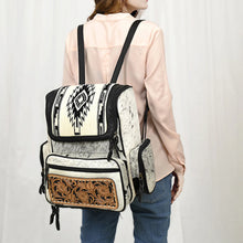 Load image into Gallery viewer, Casper Creek Western Leather Backpack
