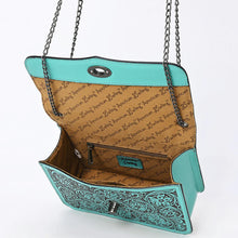 Load image into Gallery viewer, Dash Point Hand Tooled Leather Purse
