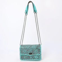 Load image into Gallery viewer, Dash Point Hand Tooled Leather Purse
