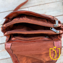 Load image into Gallery viewer, Potenza Italian Leather Crossbody Purse
