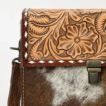 Load image into Gallery viewer, Frontier Spirit Hand Tooled Leather Crossbody Purse
