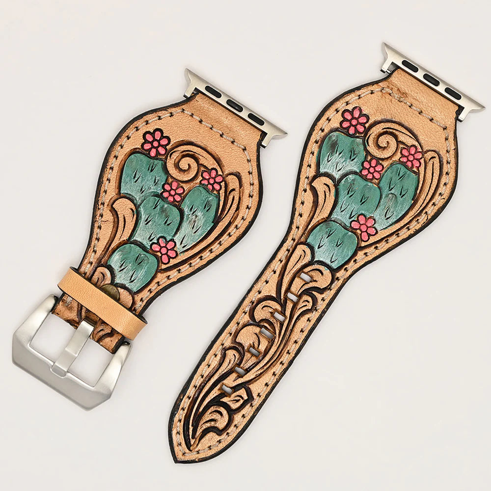 The Boone 41 Leather Apple Watch Band