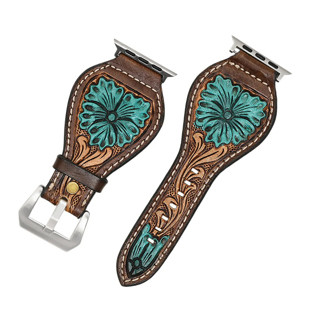 The Randy 41 Leather Apple Watch Band
