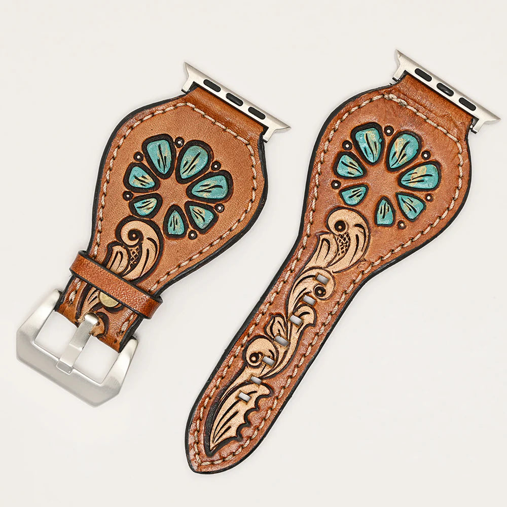 The Jesse 45 Leather Apple Watch Band