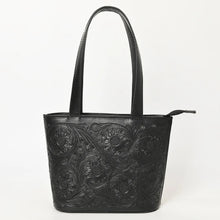Load image into Gallery viewer, Noir Sunflower Leather Shoulder Bag
