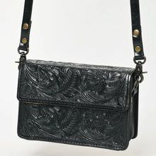 Load image into Gallery viewer, Old Spur Small Hand Tooled Leather Purse
