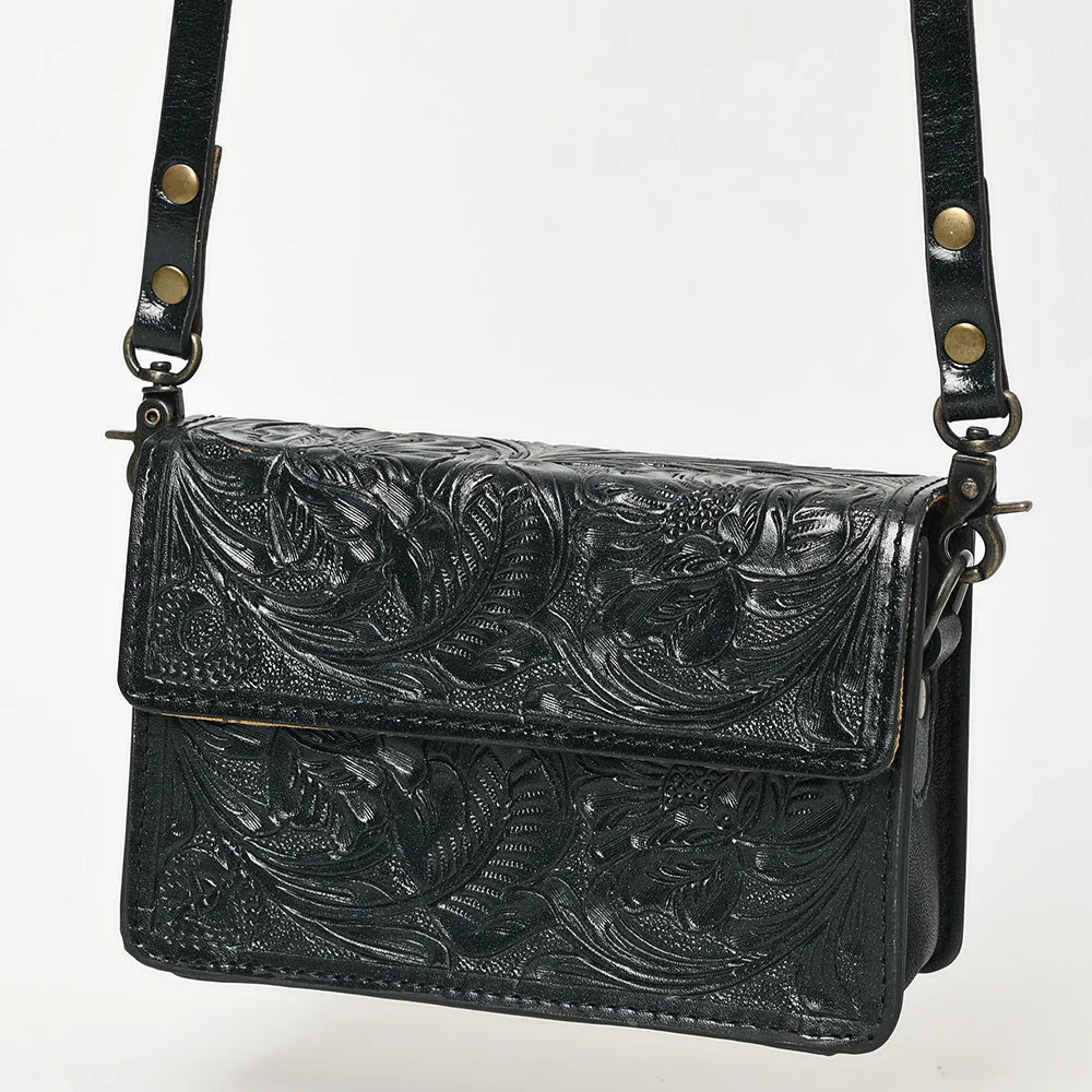 Old Spur Small Hand Tooled Leather Purse