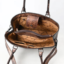 Load image into Gallery viewer, Cowgirl Canyon Hand Tooled Leather Shoulder Bag
