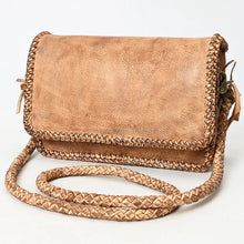 Load image into Gallery viewer, Rustic Beauty Leather Crossbody Purse

