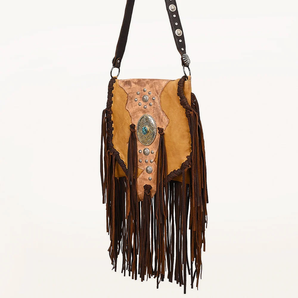 Rio Sol Leather Crossbody Purse