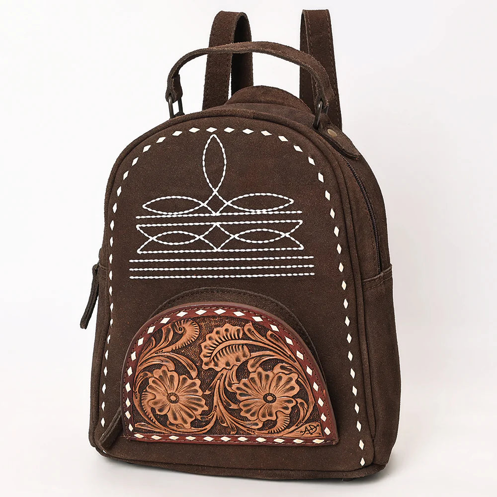 The Presley Suede Leather Backpack