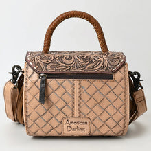 Load image into Gallery viewer, Coyote Wind Hand Tooled Leather Crossbody Purse

