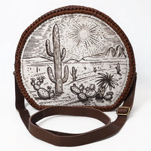 Load image into Gallery viewer, Sunrise Saddle Leather Canteen Purse
