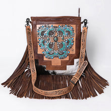 Load image into Gallery viewer, Nomad Hand Tooled Leather Crossbody Purse
